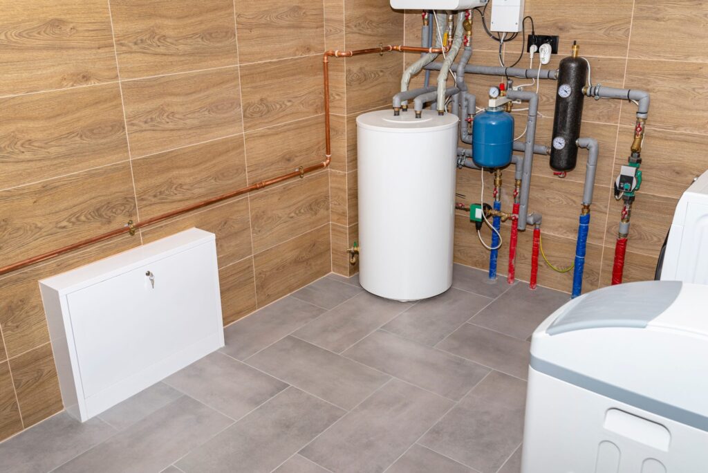 Residential water heater and plumbing system installed in DeBary